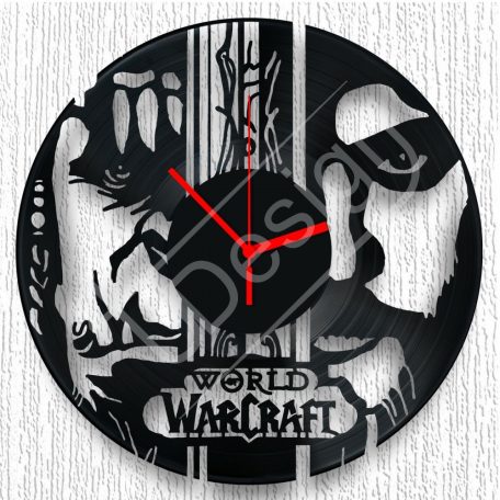 World of Warcraft - WOW hanglemez óra - bakelit óra