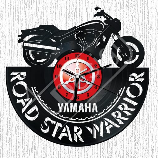 Yamaha Road Star Warrior hanglemez óra - bakelit óra