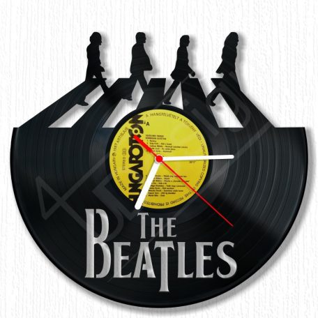 Beatles hanglemez óra - bakelit óra