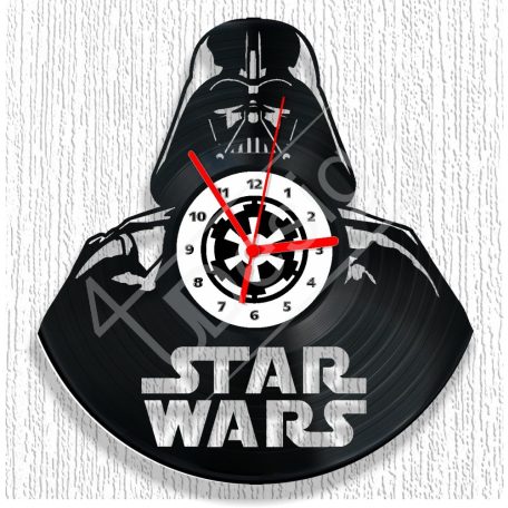 Star Wars Darth Vader hanglemez óra - bakelit óra