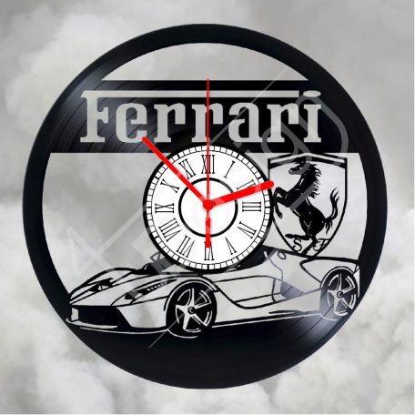 Ferrari hanglemez óra - bakelit óra