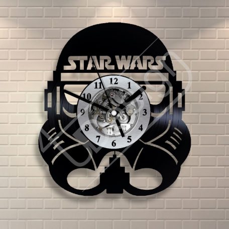 Star Wars rohamosztagos hanglemez óra - bakelit óra