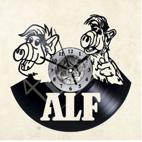ALF hanglemez óra - bakelit óra