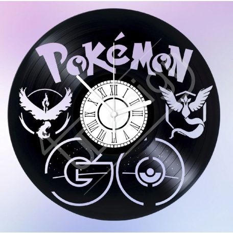 Pokémon GO hanglemez óra - bakelit óra