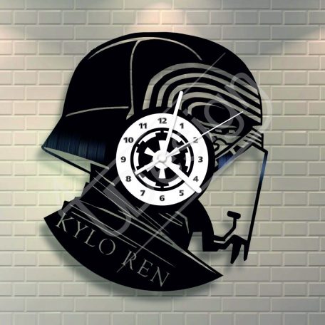 Star Wars Kylo Ren hanglemez óra - bakelit óra