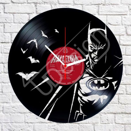 Batman hanglemez óra - bakelit óra