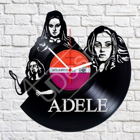 Adele hanglemez óra - bakelit óra