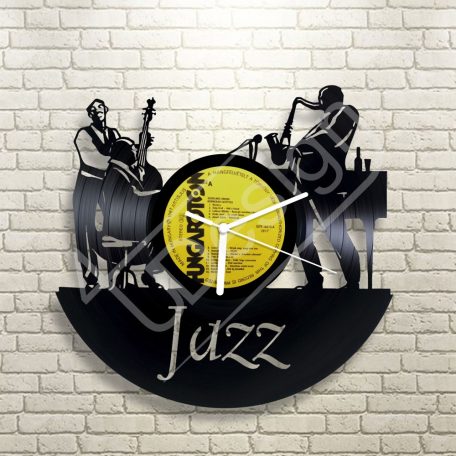 Jazz hanglemez óra - bakelit óra