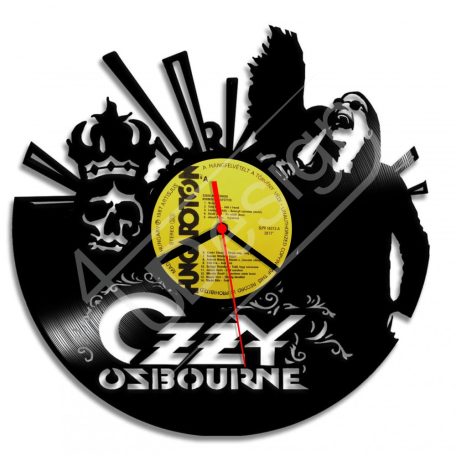Ozzy Osbourne hanglemez óra - bakelit óra
