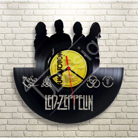 Led Zeppelin hanglemez óra - bakelit óra