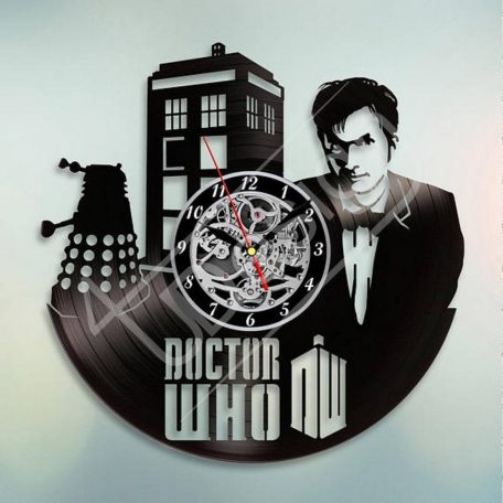 Doctor Who hanglemez óra - bakelit óra