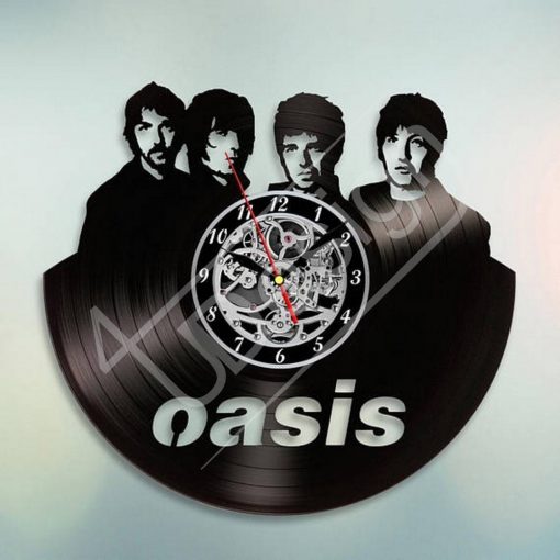 Oasis hanglemez óra - bakelit óra