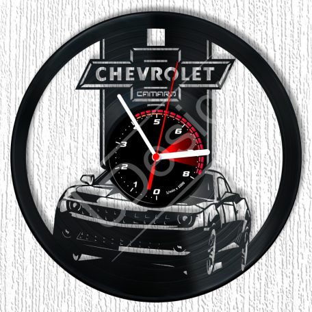 Chevrolet Camaro hanglemez óra - bakelit óra