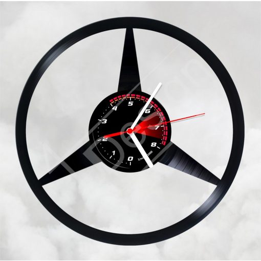 Mercedes hanglemez óra - bakelit óra