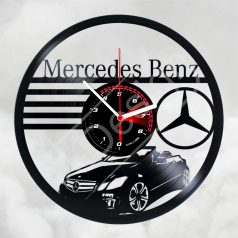 Mercedes Benz hanglemez óra - bakelit óra