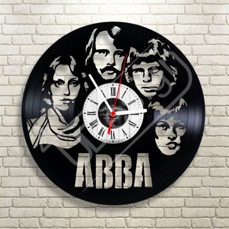 ABBA hanglemez óra - bakelit óra
