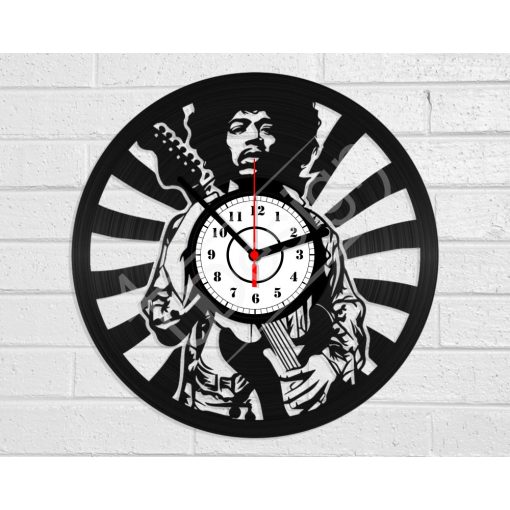 Jimi Hendrix hanglemez óra - bakelit óra