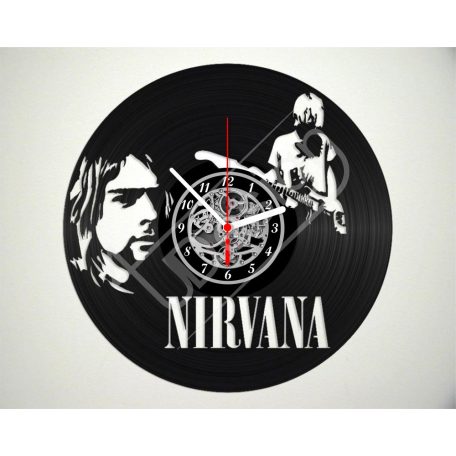 Nirvana hanglemez óra - bakelit óra