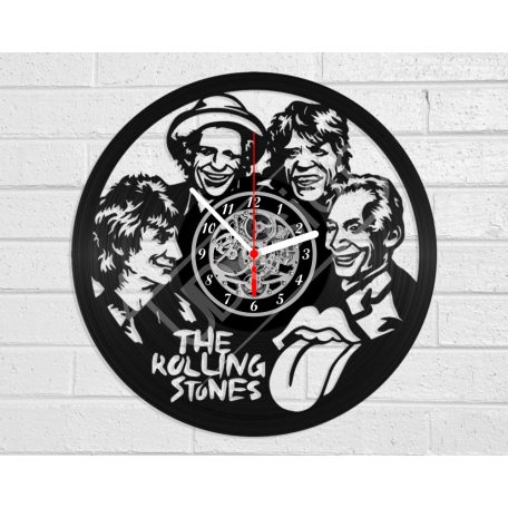 Rolling Stones hanglemez óra - bakelit óra