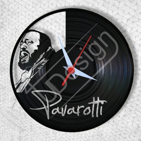 Pavarotti hanglemez óra - bakelit óra