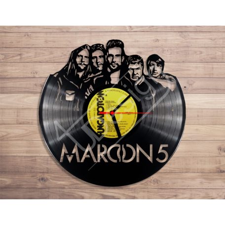 MAROON 5 hanglemez óra - bakelit óra