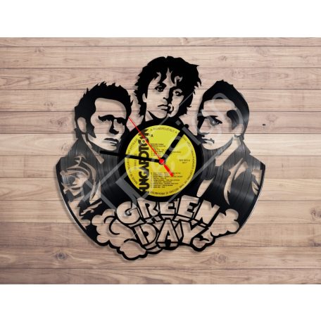 GREEN DAY hanglemez óra - bakelit óra