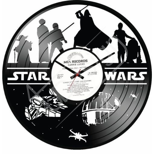 Star Wars hanglemez óra - bakelit óra