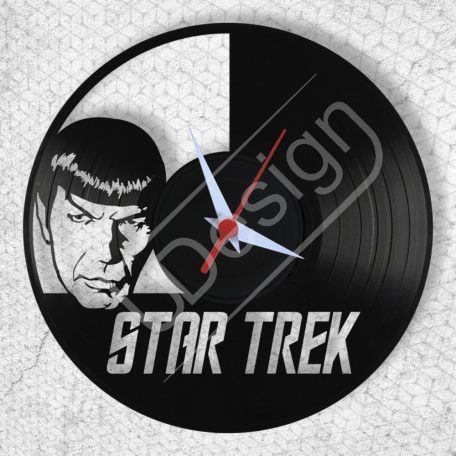 Star Trek hanglemez óra - bakelit óra