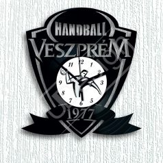   Kézilabdás Veszprém handball hanglemez óra - bakelit óra
