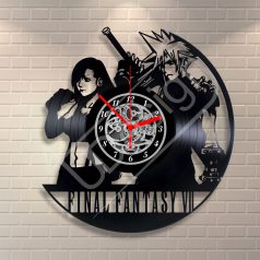 Final Fantasy VII hanglemez óra - bakelit óra