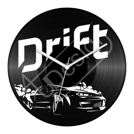 Drift hanglemez óra - bakelit óra