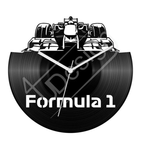 F1 hanglemez óra - bakelit óra