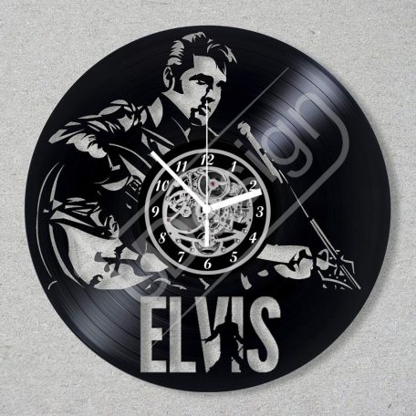 Elvis hanglemez óra - bakelit óra