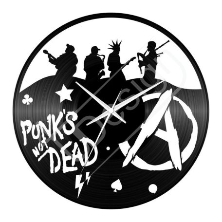 Punk hanglemez óra - bakelit óra