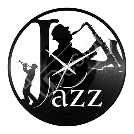 Jazz hanglemez óra - bakelit óra