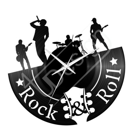 Rock & Roll hanglemez óra - bakelit óra