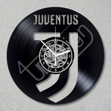 Juventus hanglemez óra - bakelit óra