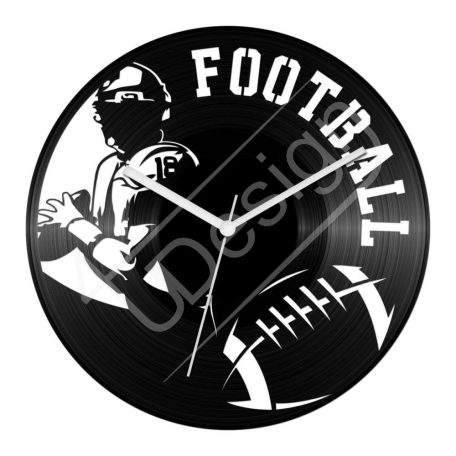 NFL amerikai focis hanglemez óra - bakelit óra