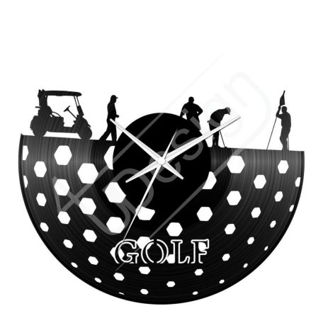 Golf hanglemez óra - bakelit óra